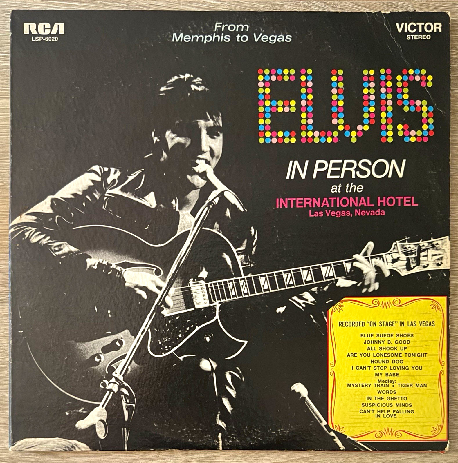 ELVIS PRESLEY - Back In Memphis 2x Vinyl LP 1969 RCA Record LSP6020 Gatefold