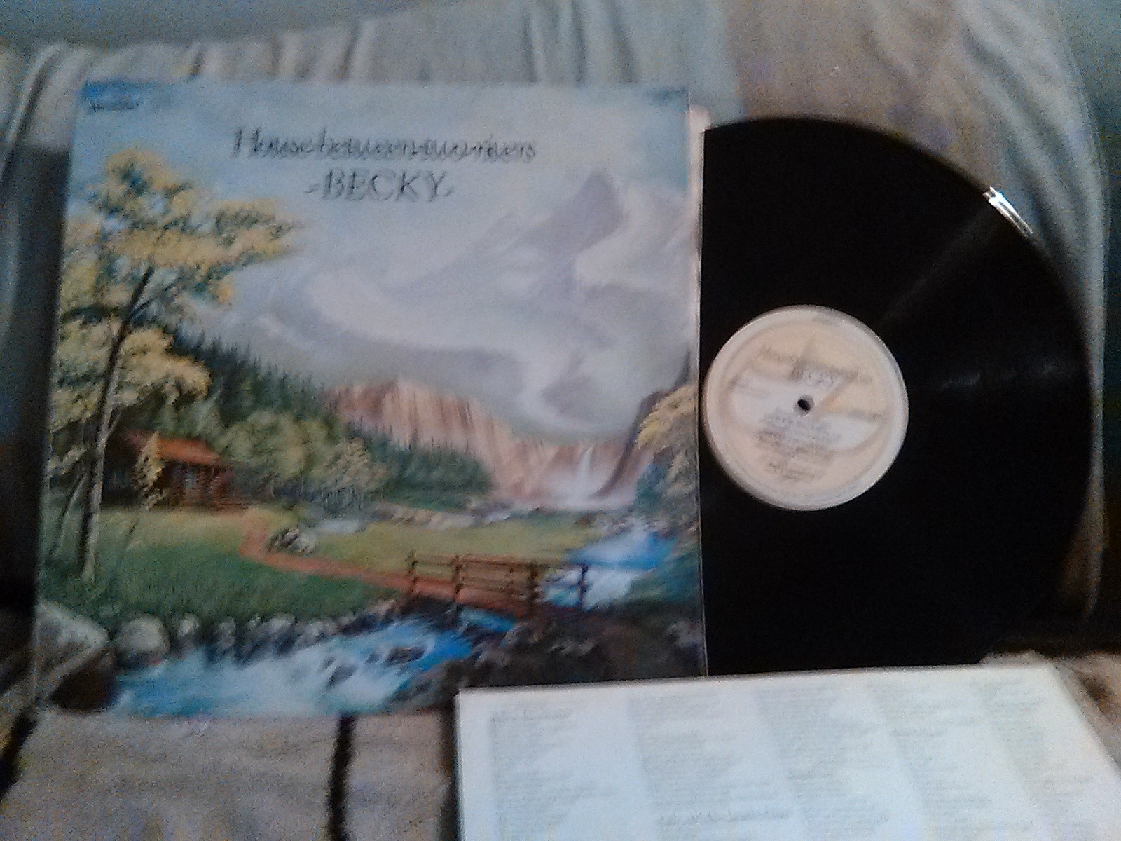 BECKY - HOUSE BETWEEN TWO RIVERS .1976 NATIVE AMERICAN XIAN FOLKROCK+ INSERT