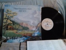 BECKY - HOUSE BETWEEN TWO RIVERS .1976 NATIVE AMERICAN XIAN FOLKROCK+ INSERT picture