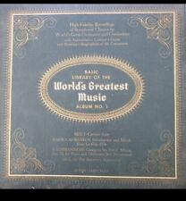 Basic Library of the WORLD’S GREATEST MUSIC Album No. 1 Vinyl Vintage 1958 LP picture