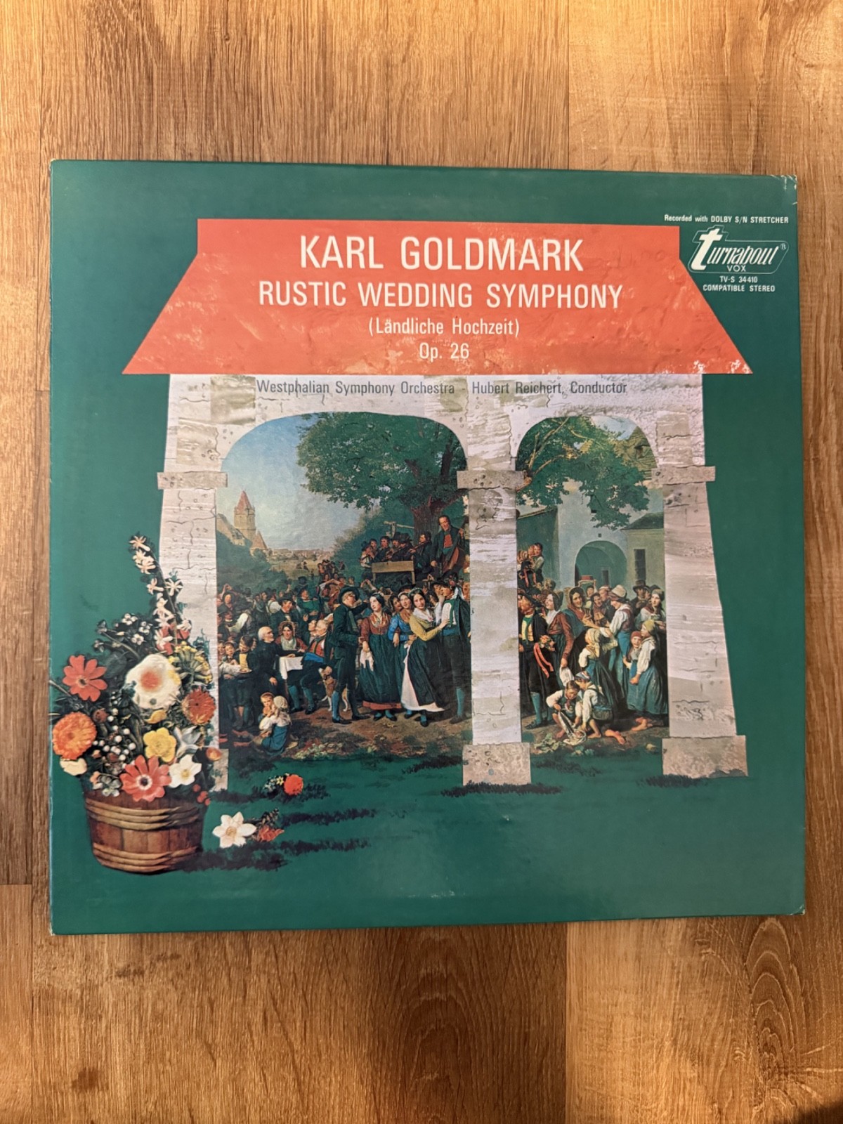 Karl Goldmark Rustic Wedding Symphony Hubert Reichert Turnabout TV-S 34410 LP