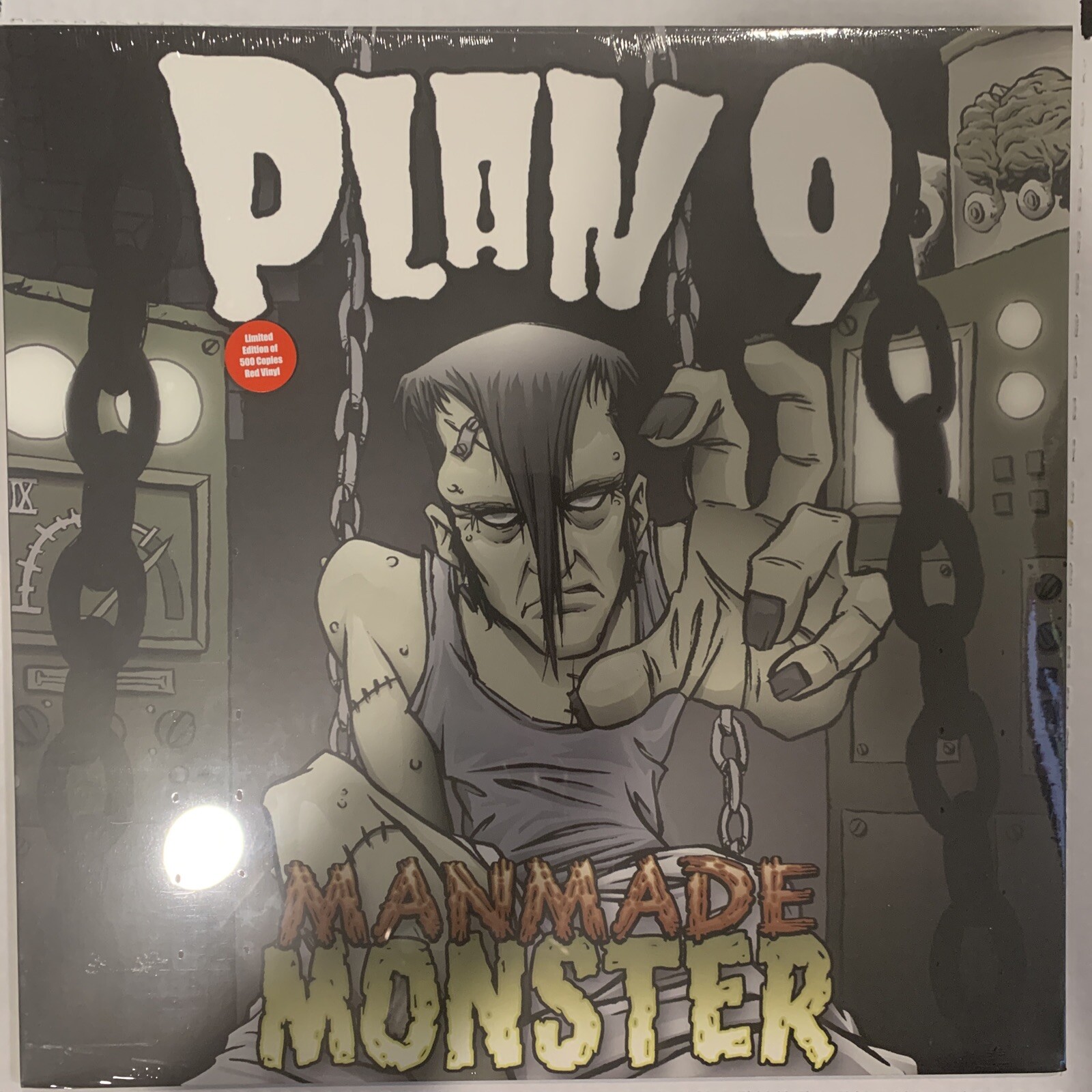 Plan 9 – Manmade Monster LP 2015 Nickel And Dime Records – 40011-1 Red Vinyl