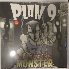 Plan 9 – Manmade Monster LP 2015 Nickel And Dime Records – 40011-1 Red Vinyl picture