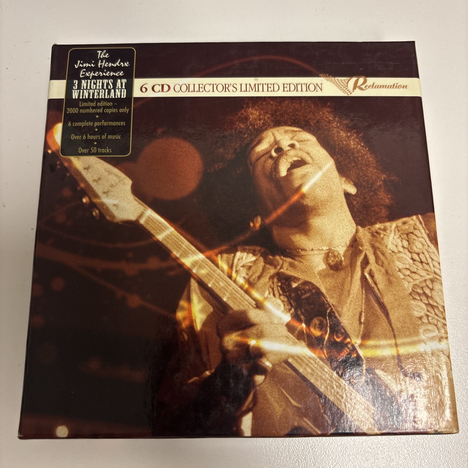 The Jimi Hendrix Experience: 3 Nights At Winterland 6 CD Box Set, #1322/2000 OOP