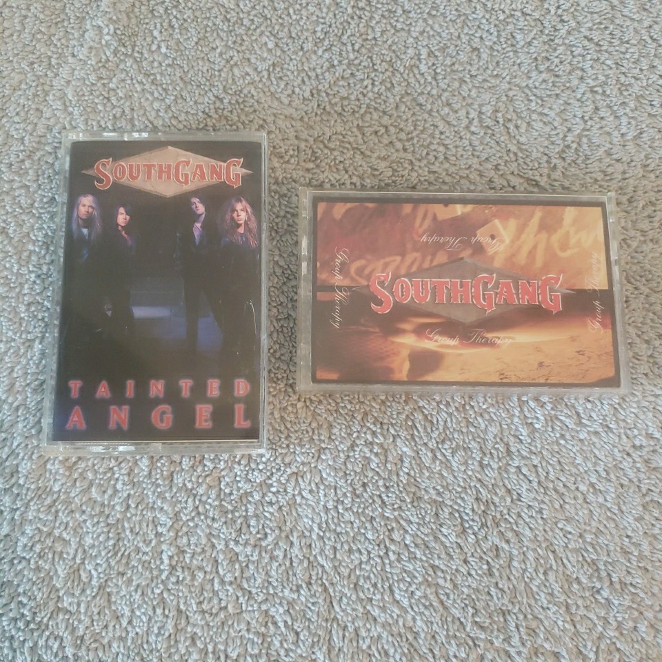 SouthGang 2-Cassette Vintage Lot: Tainted Angel & Group Therapy