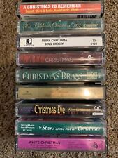 9 Vintage Christmas Music Cassette tapes; Crosby, Hallmark, christmas carrols picture