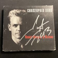 Christopher Titus - Norman Rockwell Is Bleeding (CD, 2008) Autographed Signed picture