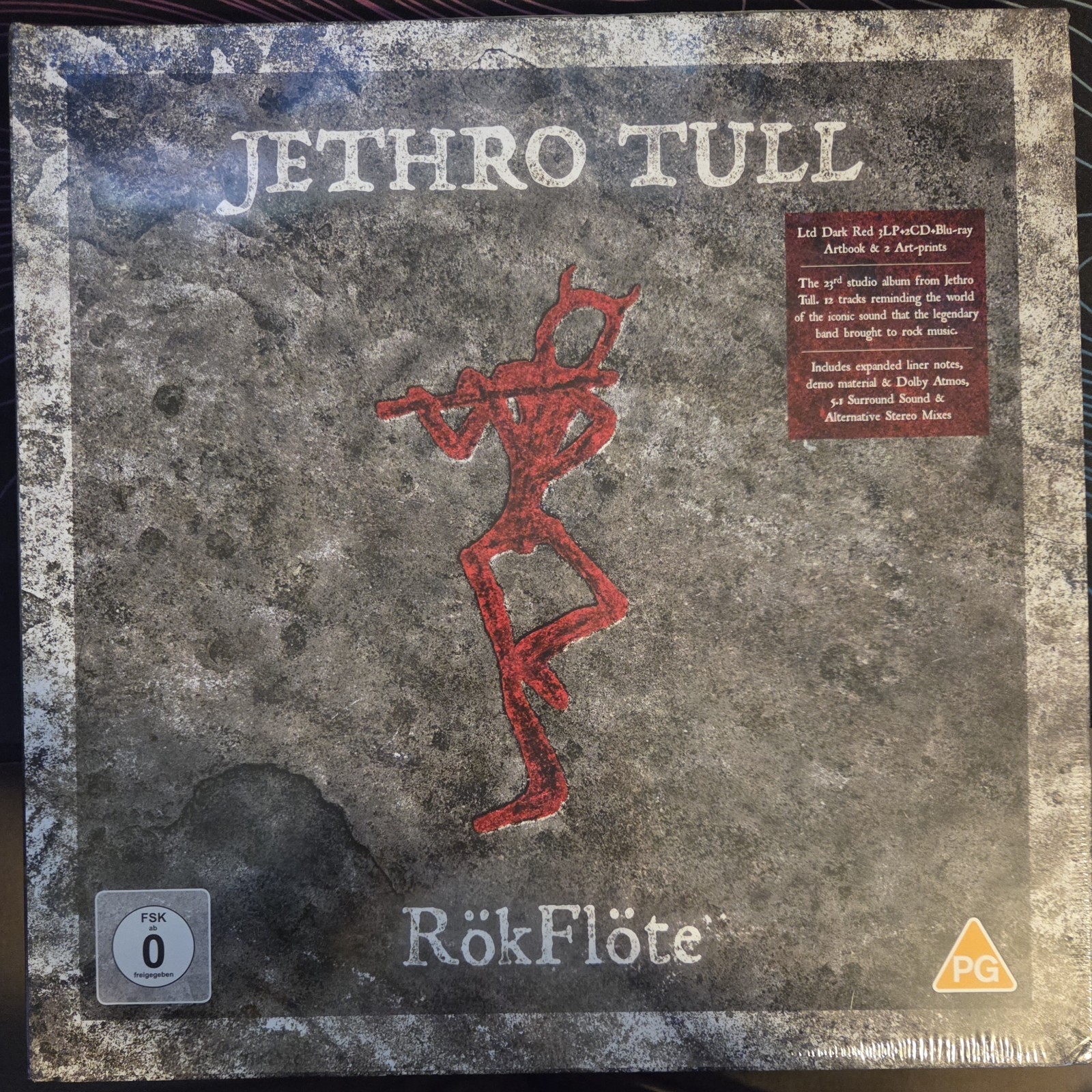 RARE Box Set - Rokflote by Jethro Tull - 2x Colored LP, CD and Blu-ray & extras