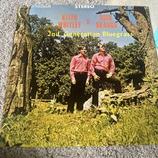 KEITH WHITLEY & RICKY SKAGGS: 2nd Generation Bluegrass Rebel Records LP RARE picture