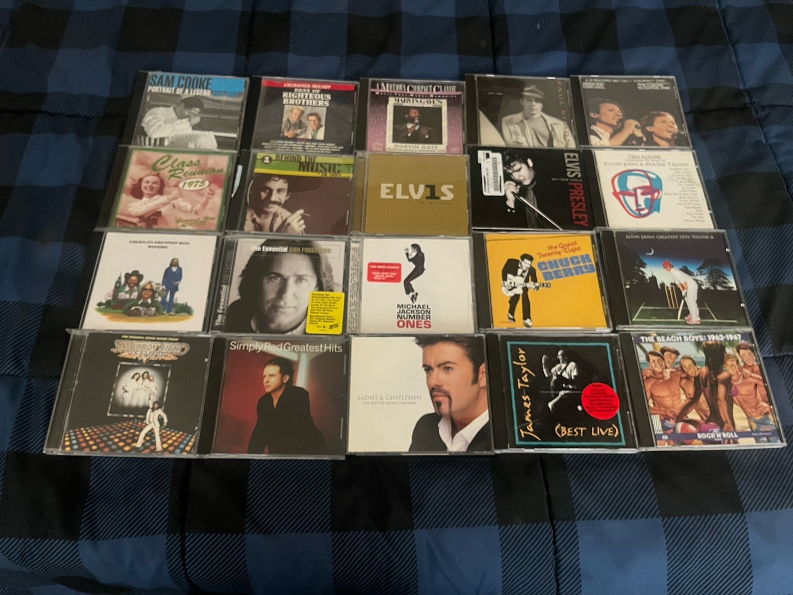 20 CD Collection Lot Of Best Of/ Compilation -Elvis, Chuck, Beach Boys,Marvin +