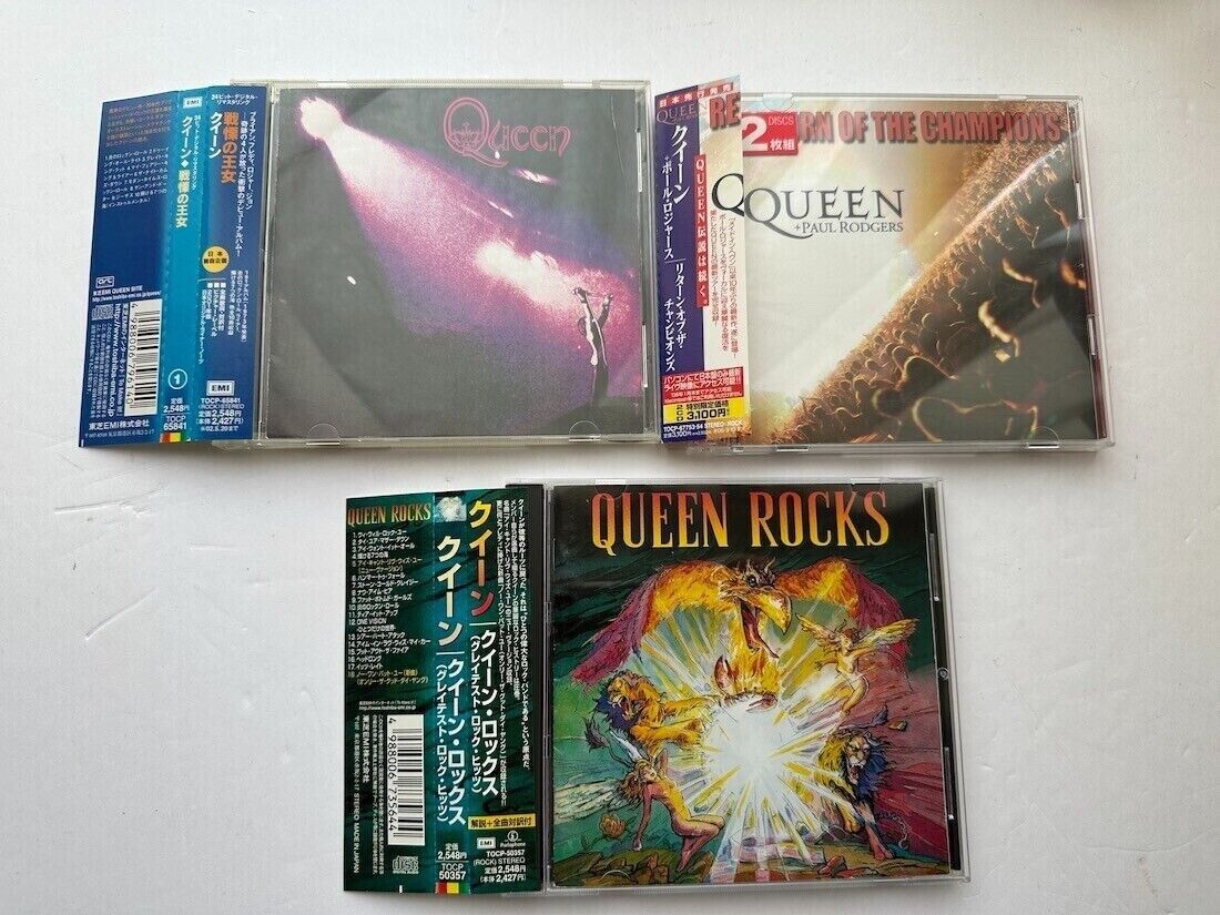 QUEEN Queen CD 3 works set with JPN obi QUEEN ROCKS Queen of Horror PAUL RODGERS