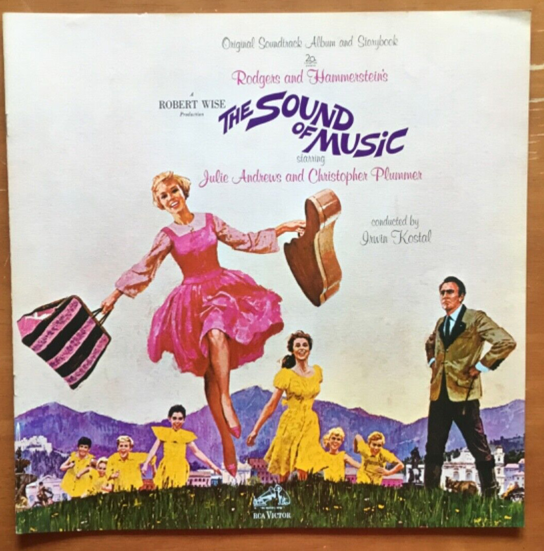 Original 1965 THE SOUND OF MUSIC Storybook Insert Only From Album - EX