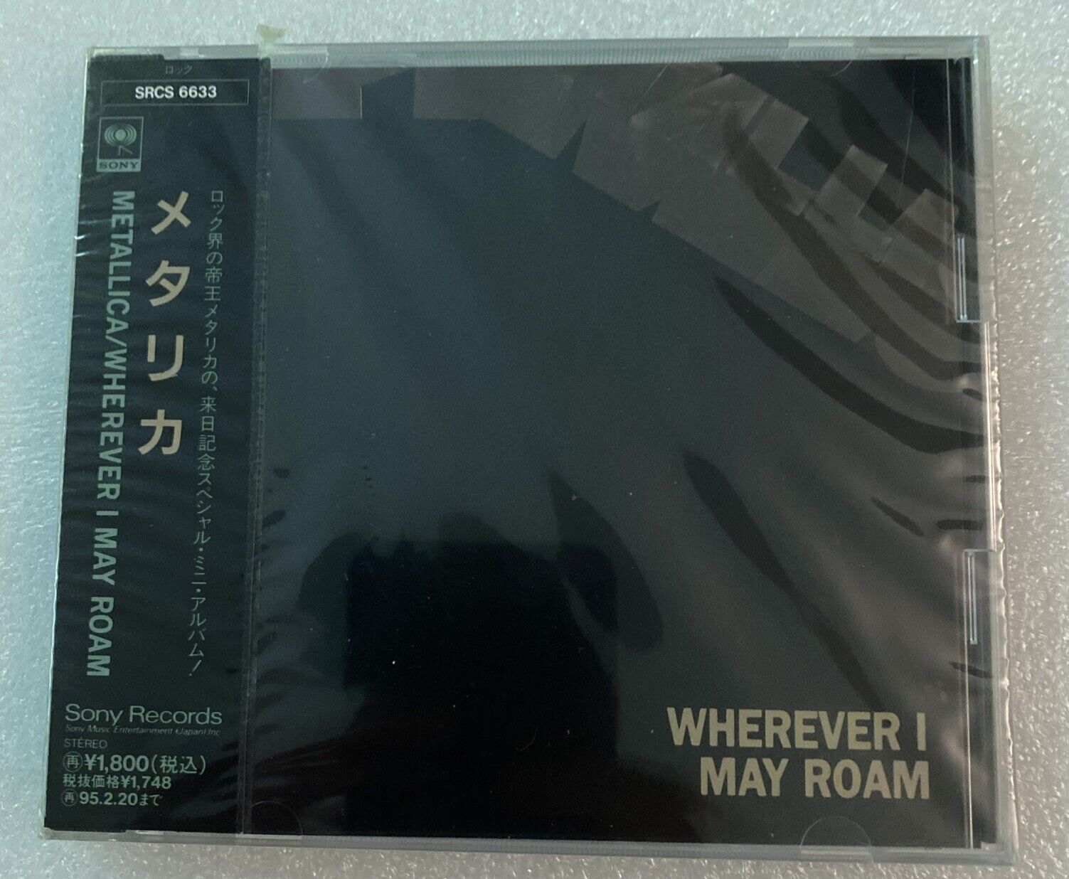 METALLICA Wherever I May Roam 1993 JAPAN CD SRCS-6633 OBI 1993 Sealed 1st Press