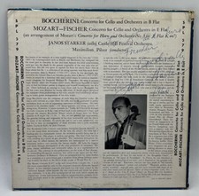 Janos Starker Signed In 1960 Album Jacket  picture