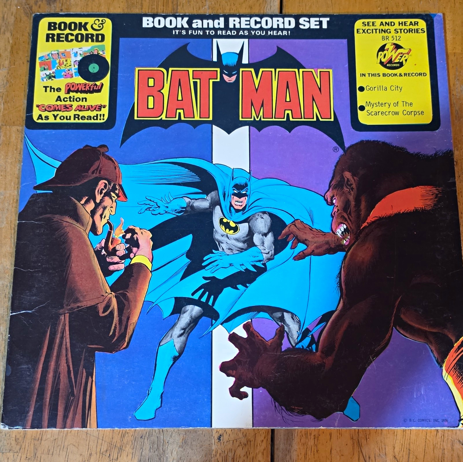 Power Records Batman Book Included BR 512 12