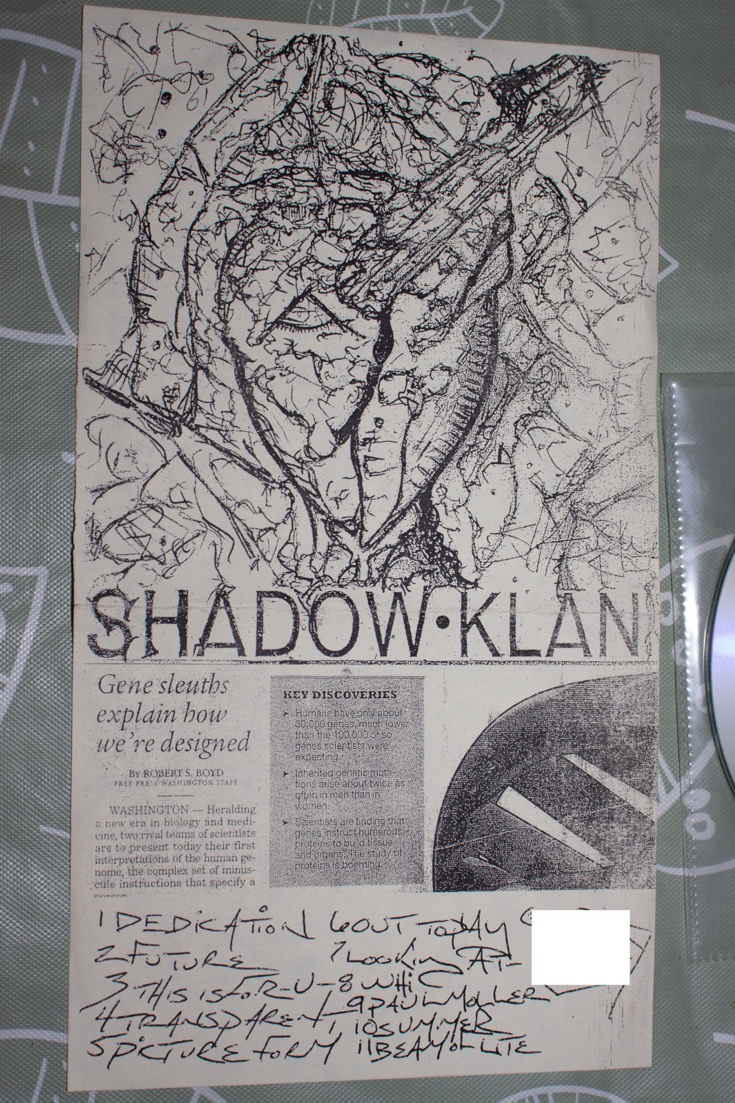 Very Rare OOP Shadow Klan Quantum-Edu-Tainment Promo Detroit Hip Hop Rap Limited