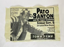 Vintage 1990 Pato Banton Live Reggae 17 x 11 Paper Gig Poster Vancouver BC picture
