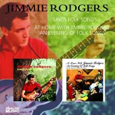 JIMMIE RODGERS - Sings Folk Songs / At Home With Jimmie Rodgers - CD - **VG** picture