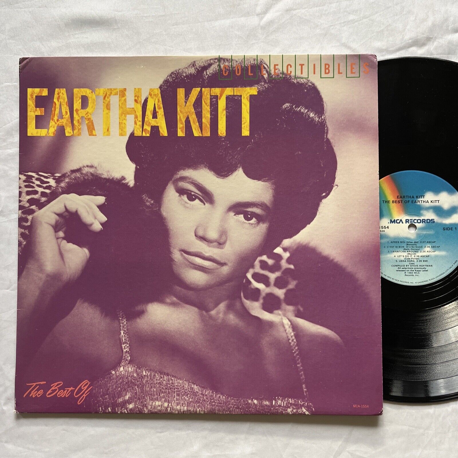 Eartha Kitt – The Best Of Eartha Kitt - MCA-1554 Gorgeous Vinyl LP Record JAZZ