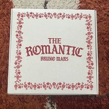 Bruno Mars rare merch Box THE ROMANTIC LP record, 7-inches, fragrance candle picture