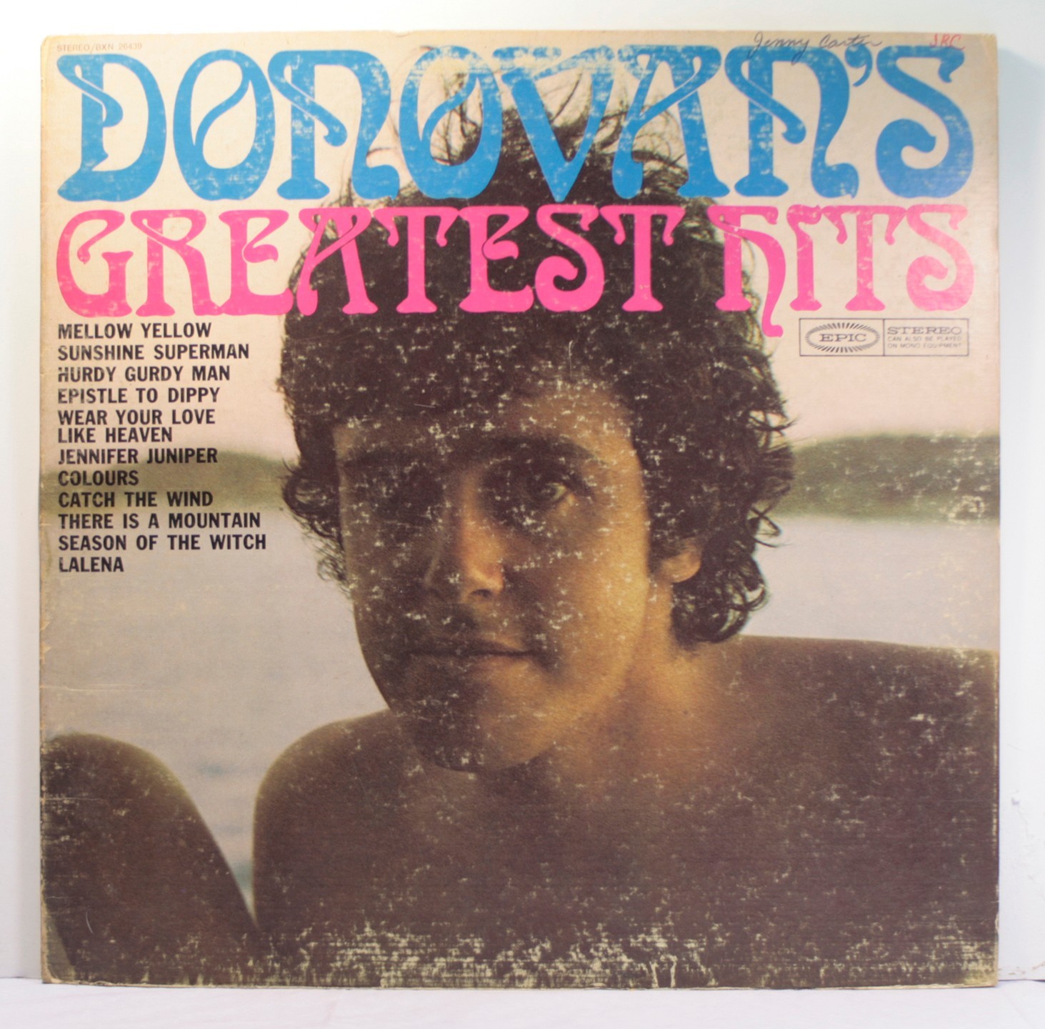 Donovan's Greatest Hits LP [Epic BXN 26439] Gatefold with photo insert