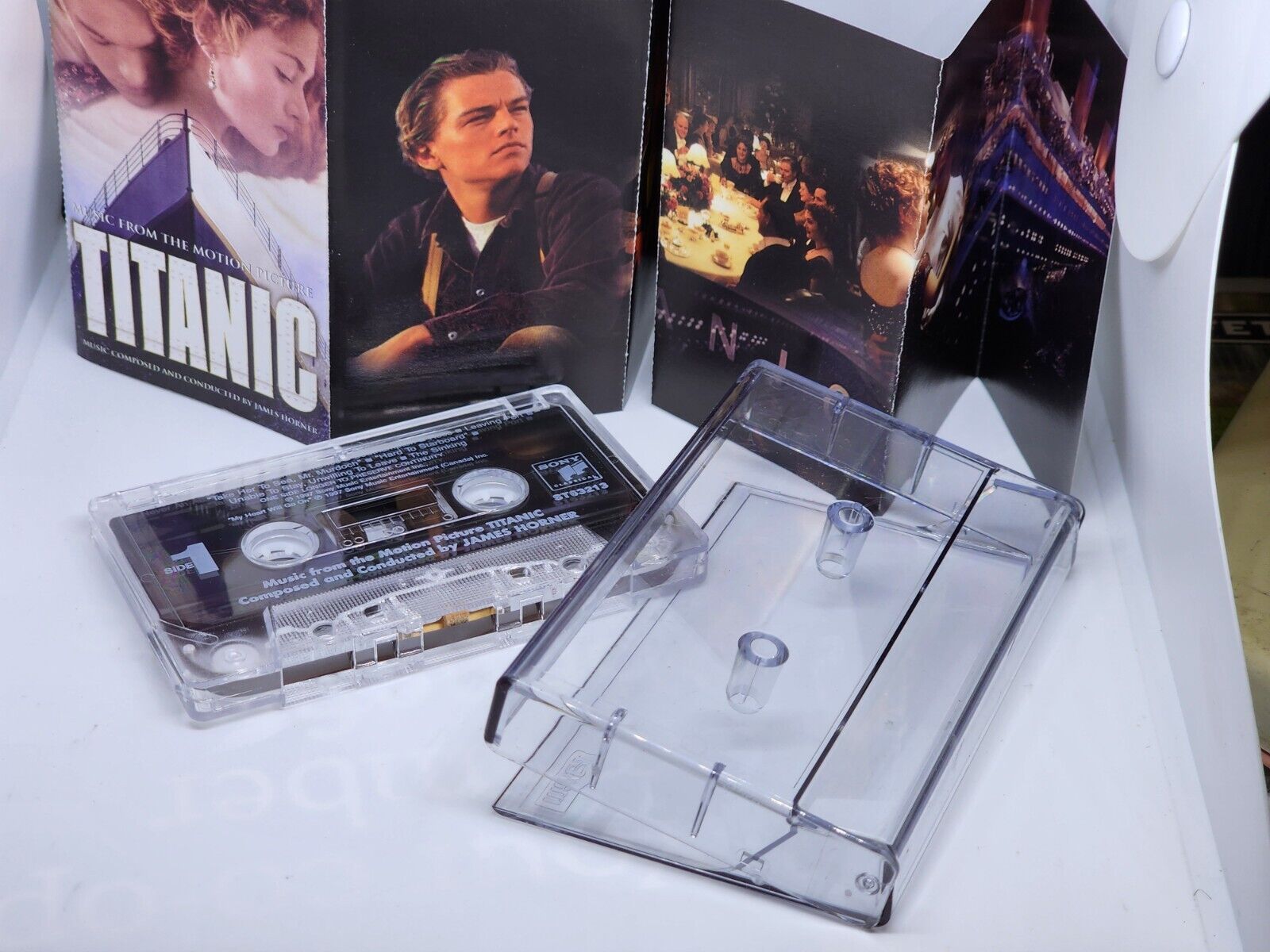 Vintage TITANIC Cassette Tape Movie Soundtrack Music Motion Picture Celine Dion