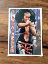 Vintage Turkish Christina Aguilera Postcard Pop Music Collectible Rare Card picture
