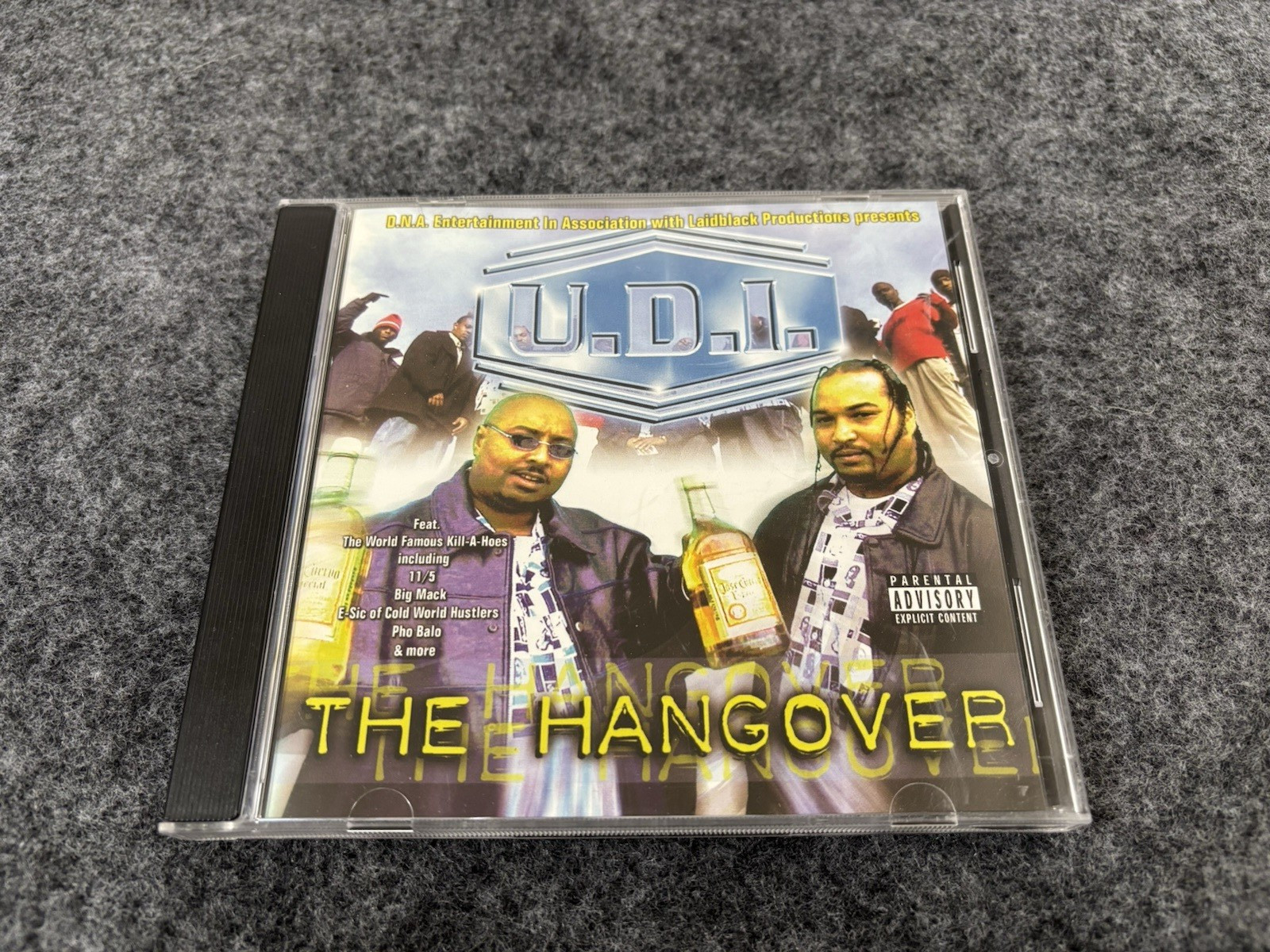 U.D.I. UDI The Hangover Rare SF Bay Area G-Funk Mobb Rap 11/5 Big Mack 2003 CD