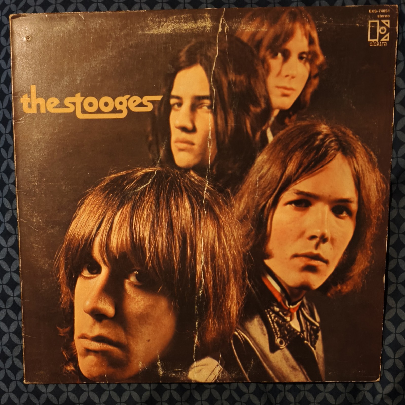 OG PRESS The Stooges 1969 Vinyl LP Eks 74051 1st Press No Name Self Titled
