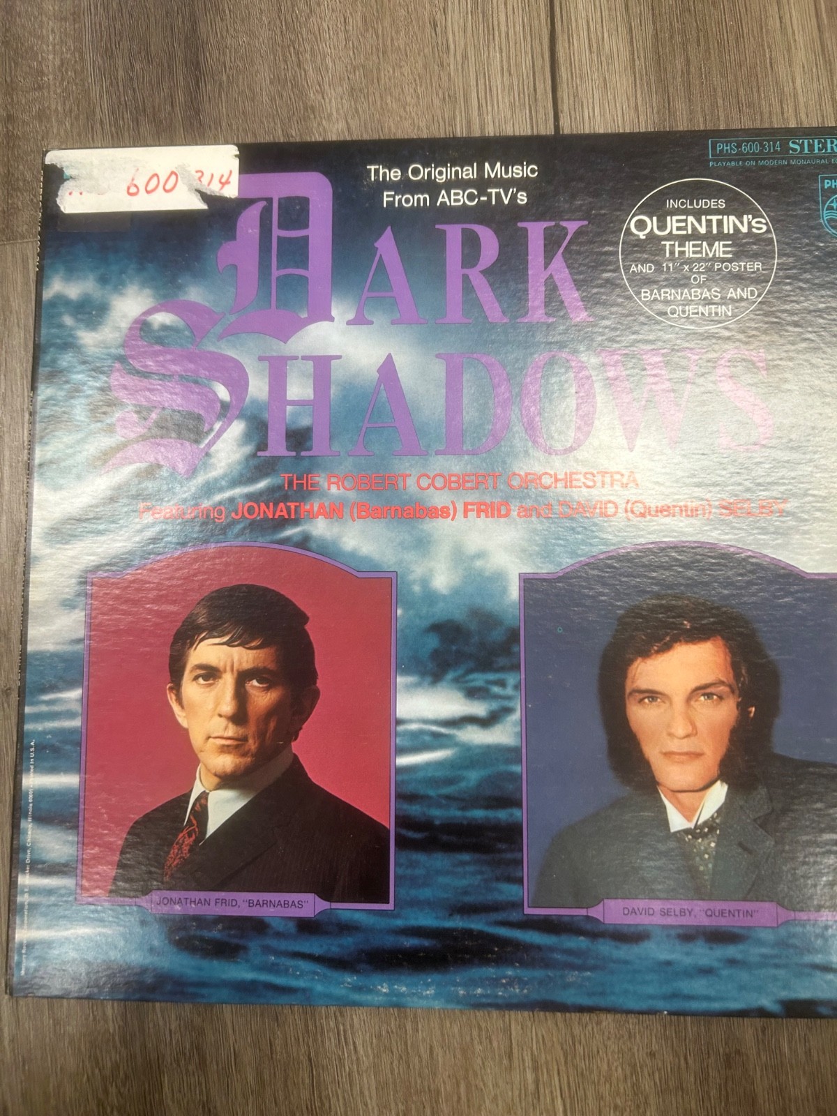 Dark shadows original music vinyl LP Robert Colbert Orchestra very good conditio