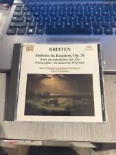Lot of 4 Britten CD's - Double Concerto, Piano Concerto, Sinfonia Requiem, picture