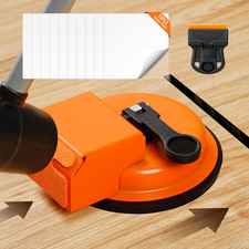 45°&90°Heavy Duty Floor Gap Fixer Tool: with 10 Sticky Pads & 1 Glue Scraper,Enh picture
