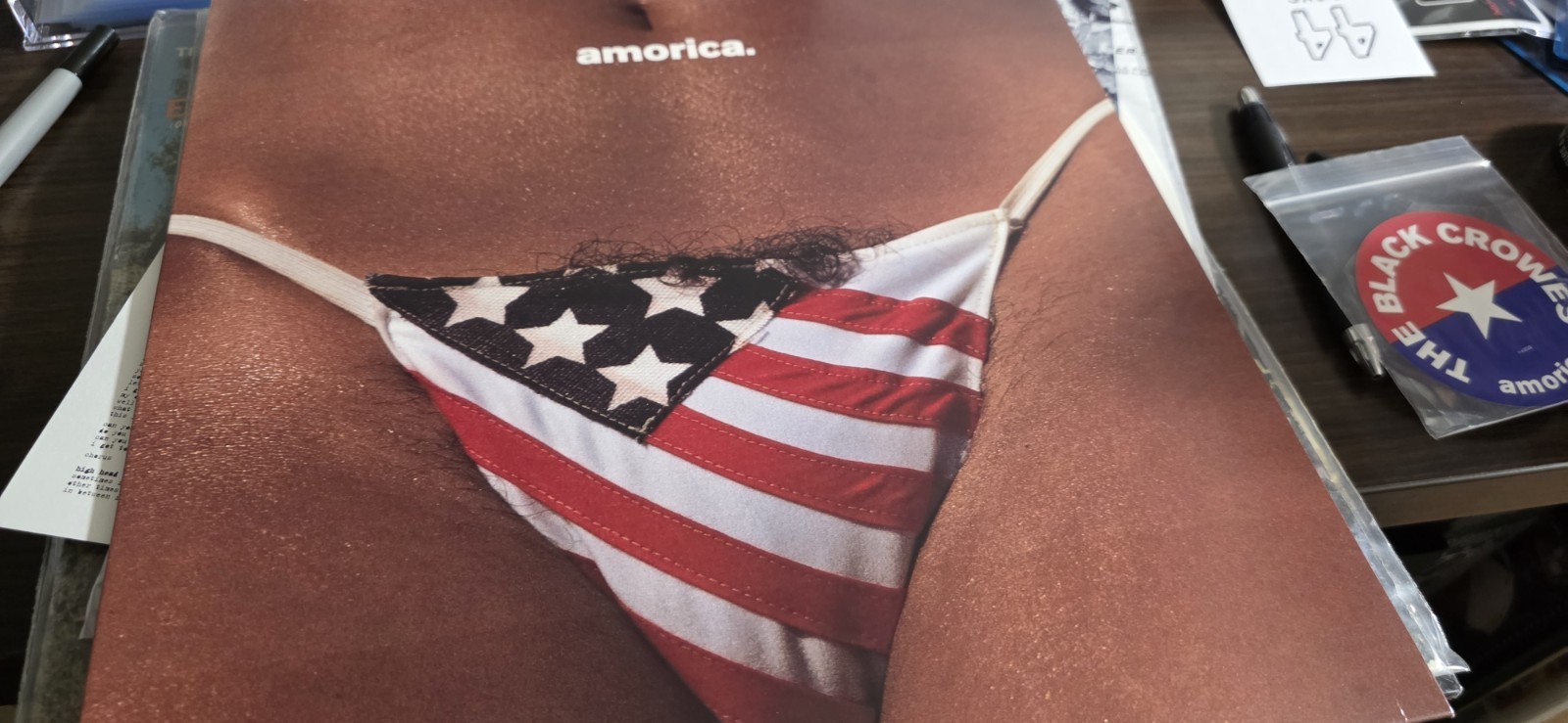THE BLACK CROWES (1994) AMORICA. Limited Edition WHITE VINYL 1-43000 NM Vinyl LP