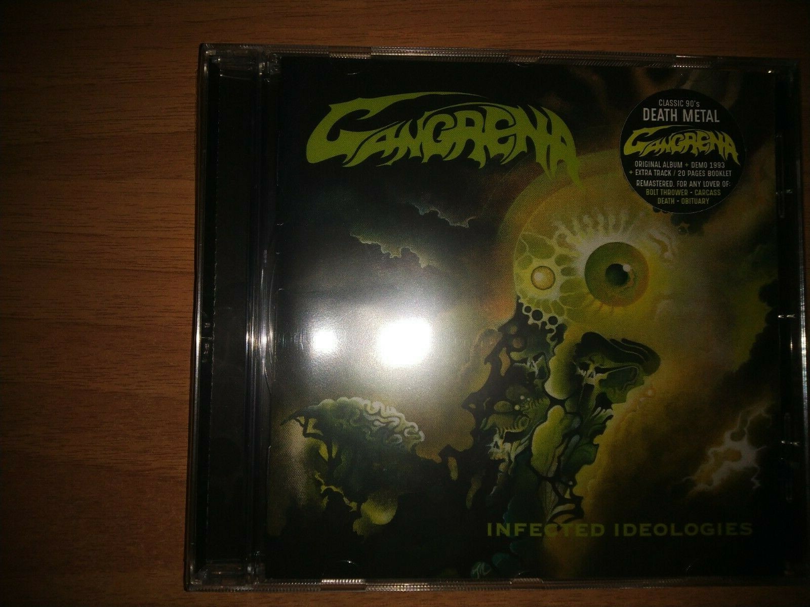 Gangrena - Infected Ideologies CD Genocide Bolt Thrower Carcass Death