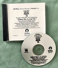 Sarah McLachlan     **PROMO CD**     When She Loved Me - Toy Story 2 - Pixar picture