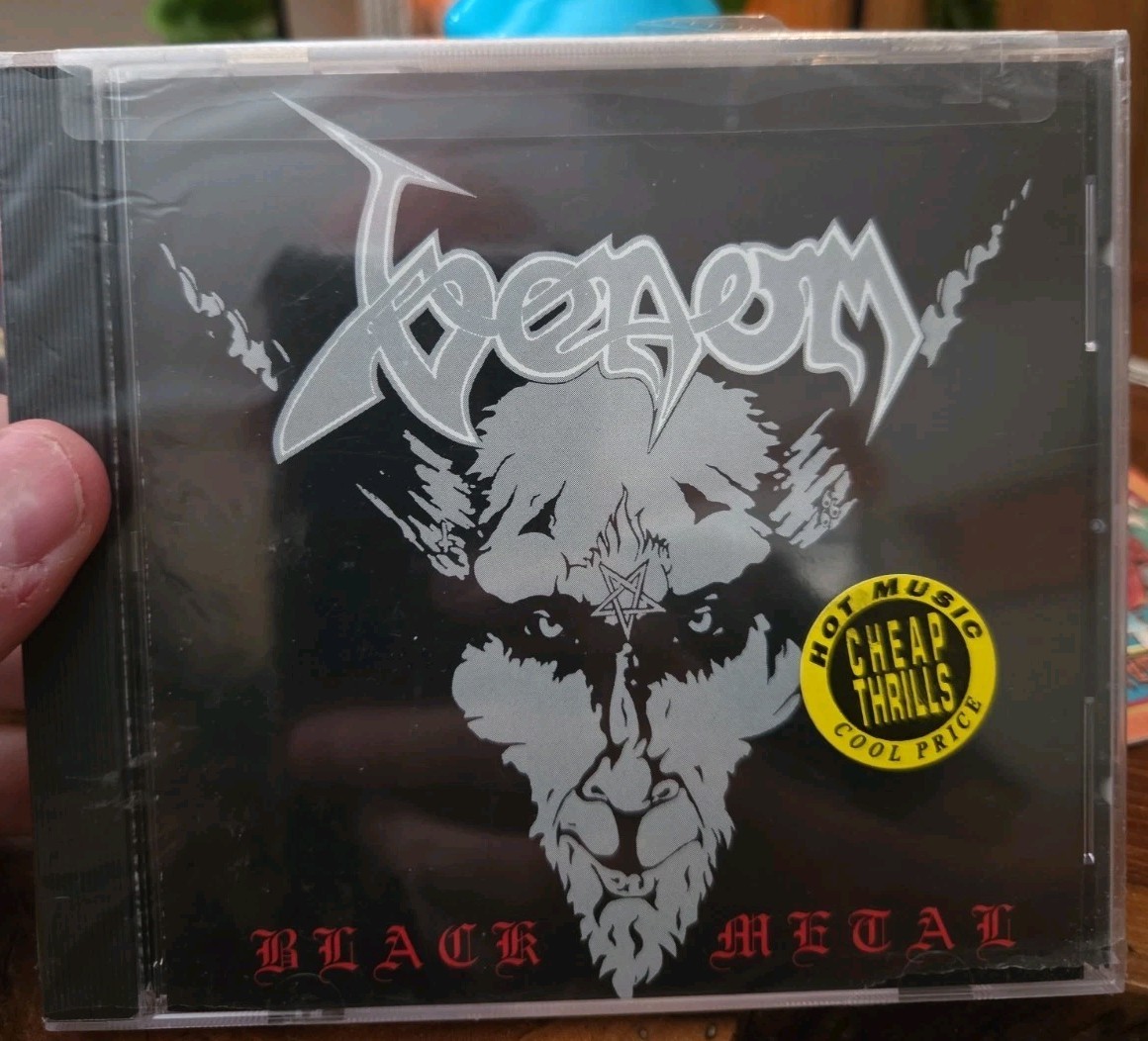 Venom Black Metal CD 1990 OG Press SEALED/NEW/Sticker EX/Mint OOP/RARE