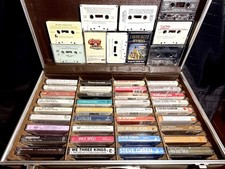 Lot Of 47- VTG Christian/Gospel/Worship/Christmas Cassette Tapes W/Carrying Case picture