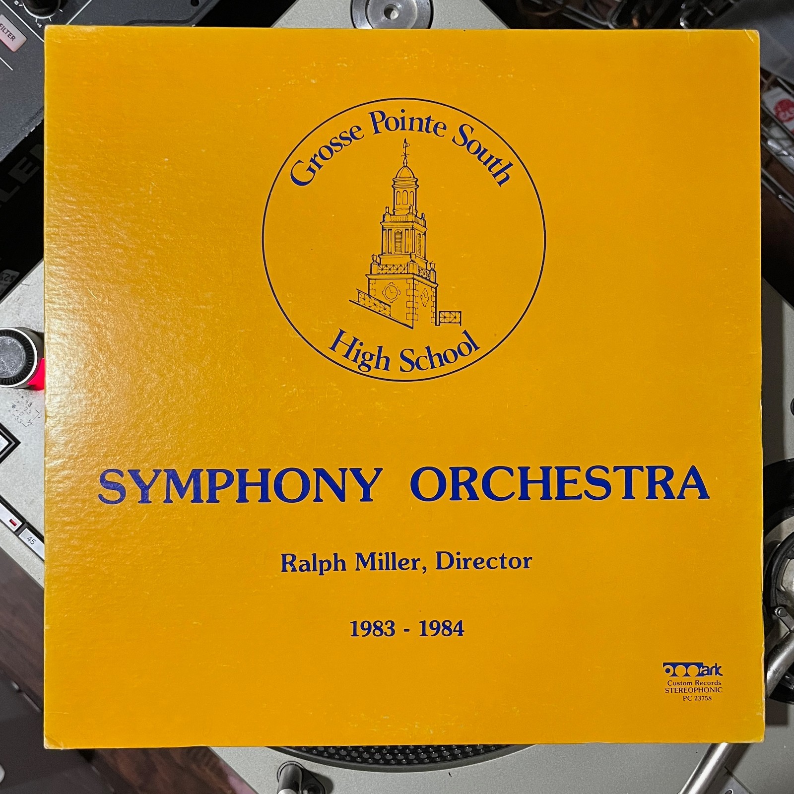 GROSSE POINTE SOUTH HIGH SCHOOL SYMPHONY ORCHESTRA 83-84 LP EX Detroit Classical