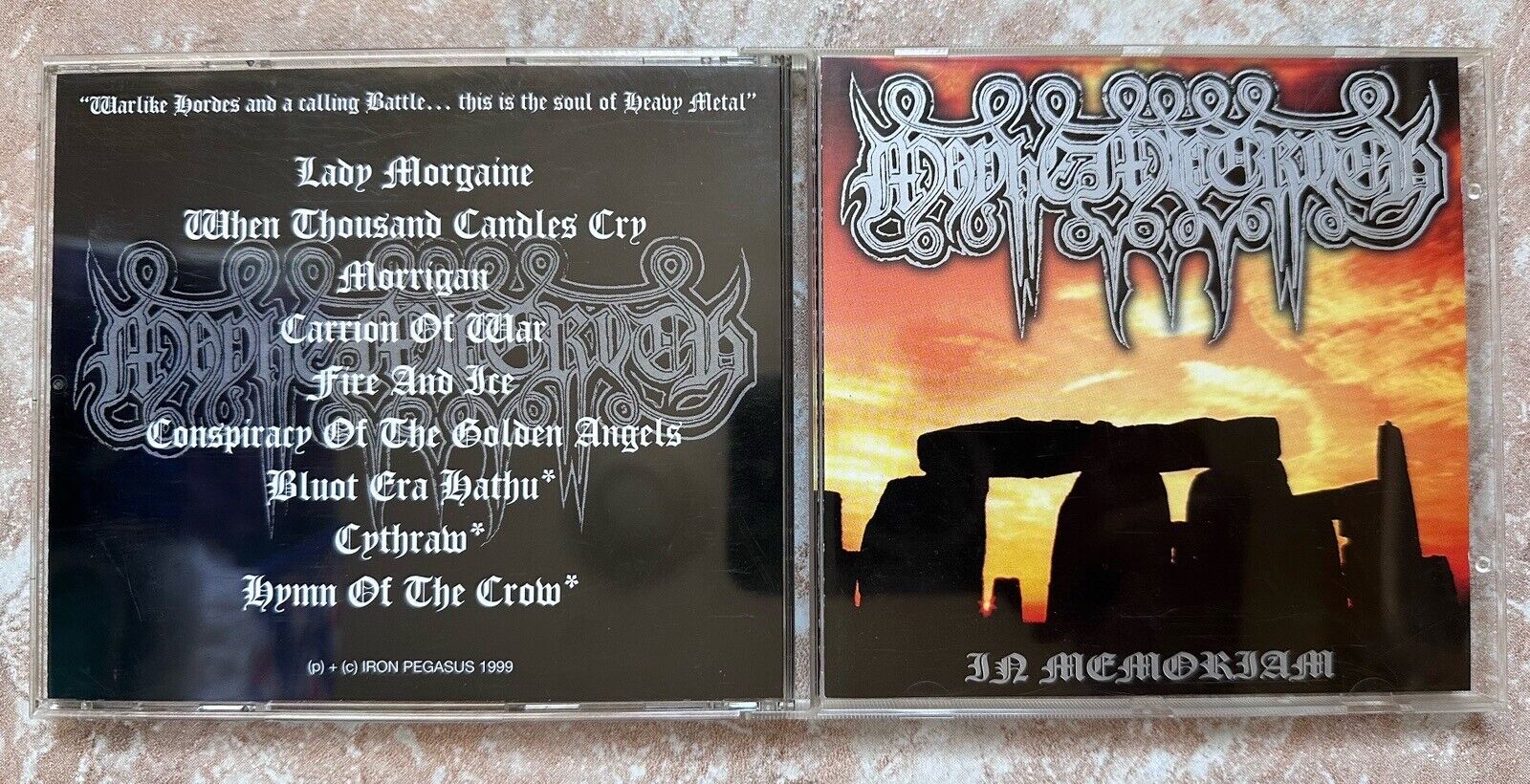 Mayhemic Truth ‎- In Memoriam CD Original Iron Pegasus 1999 Black Metal Bathory