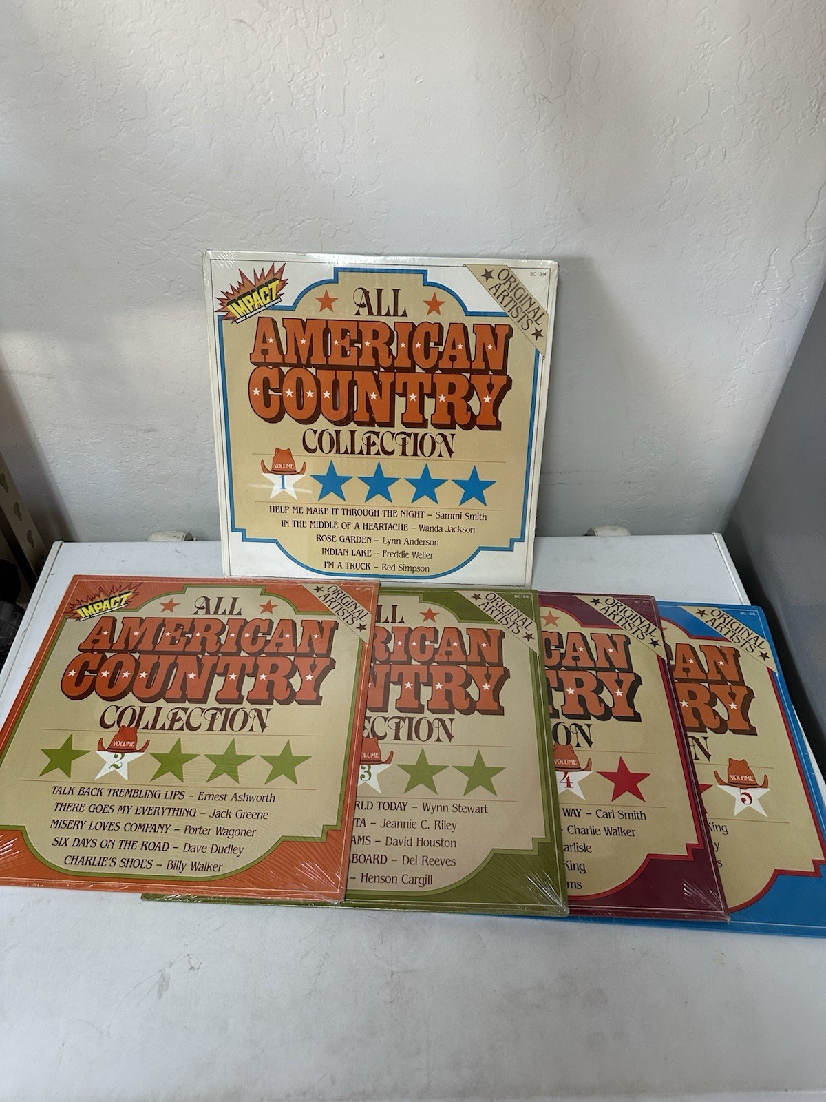 SEALED All American Collection Vinyl Records Lot Of 5 1982
