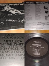 Metal Massacre 1 ULTRA RARE COMPILATION 1st Press Metal Blade Records Metallica picture
