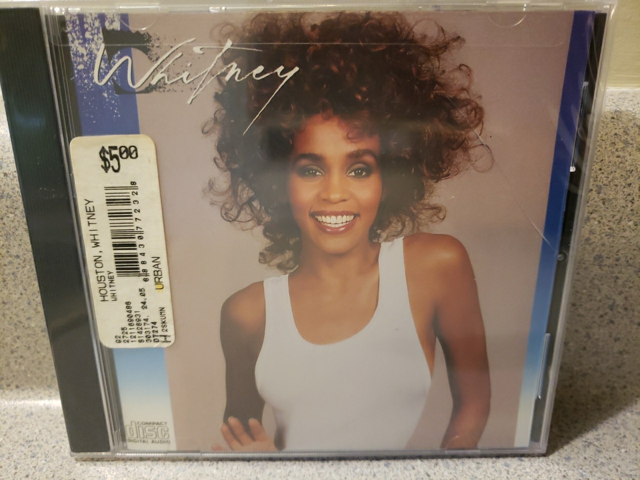 Whitney by Whitney Houston Music CD Vintage 1987 Urban R&B Soul Dance NEW SEALED