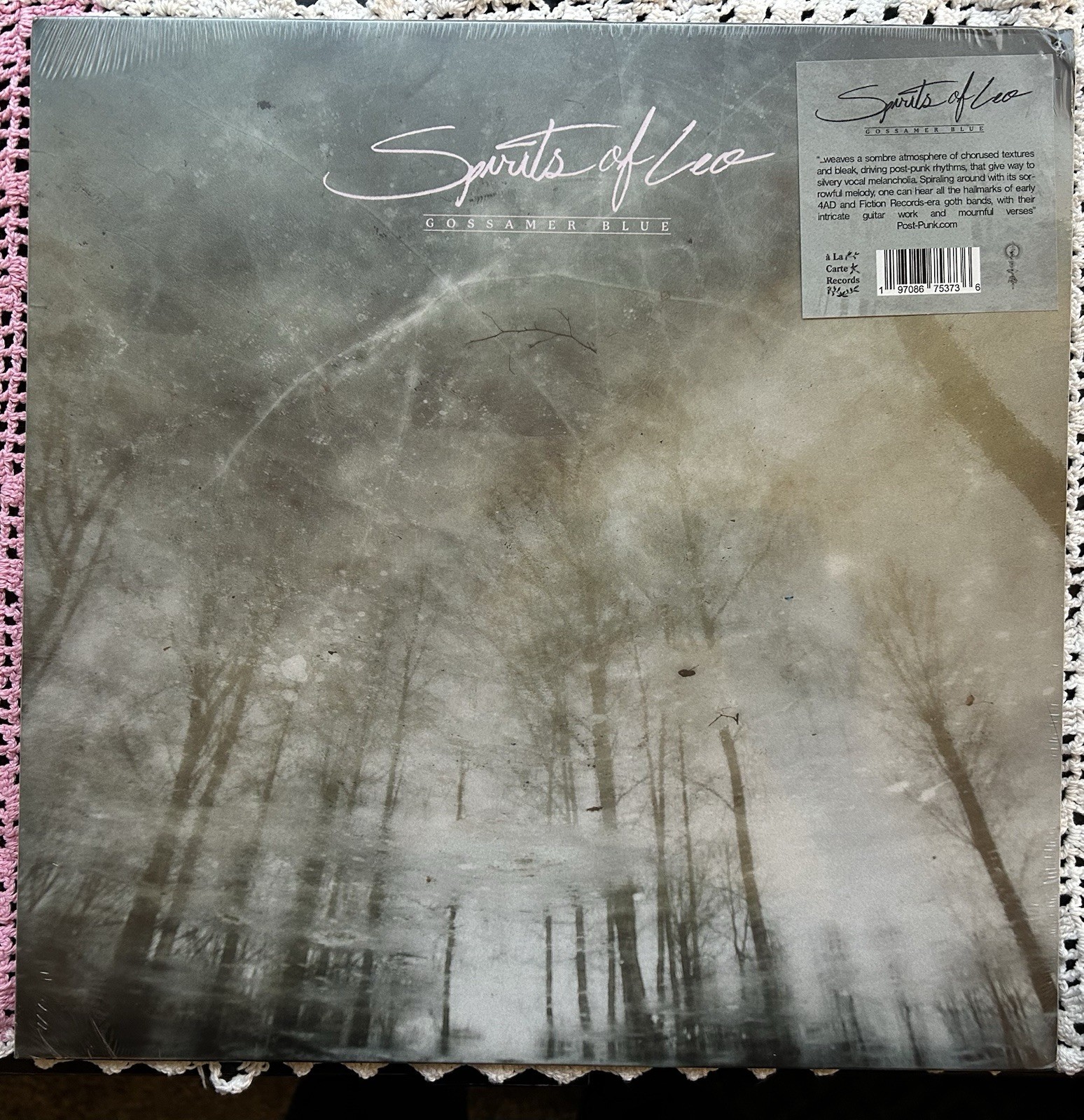 Spirits of Leo - Gossamer Blue [Pink  Vinyl LP] Shoegaze Post Punk New Sealed