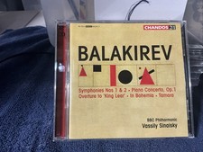 Symphony 1 / Overture King Lear / in Bohemia by Balakirev / Shelley / Sinaisky / picture
