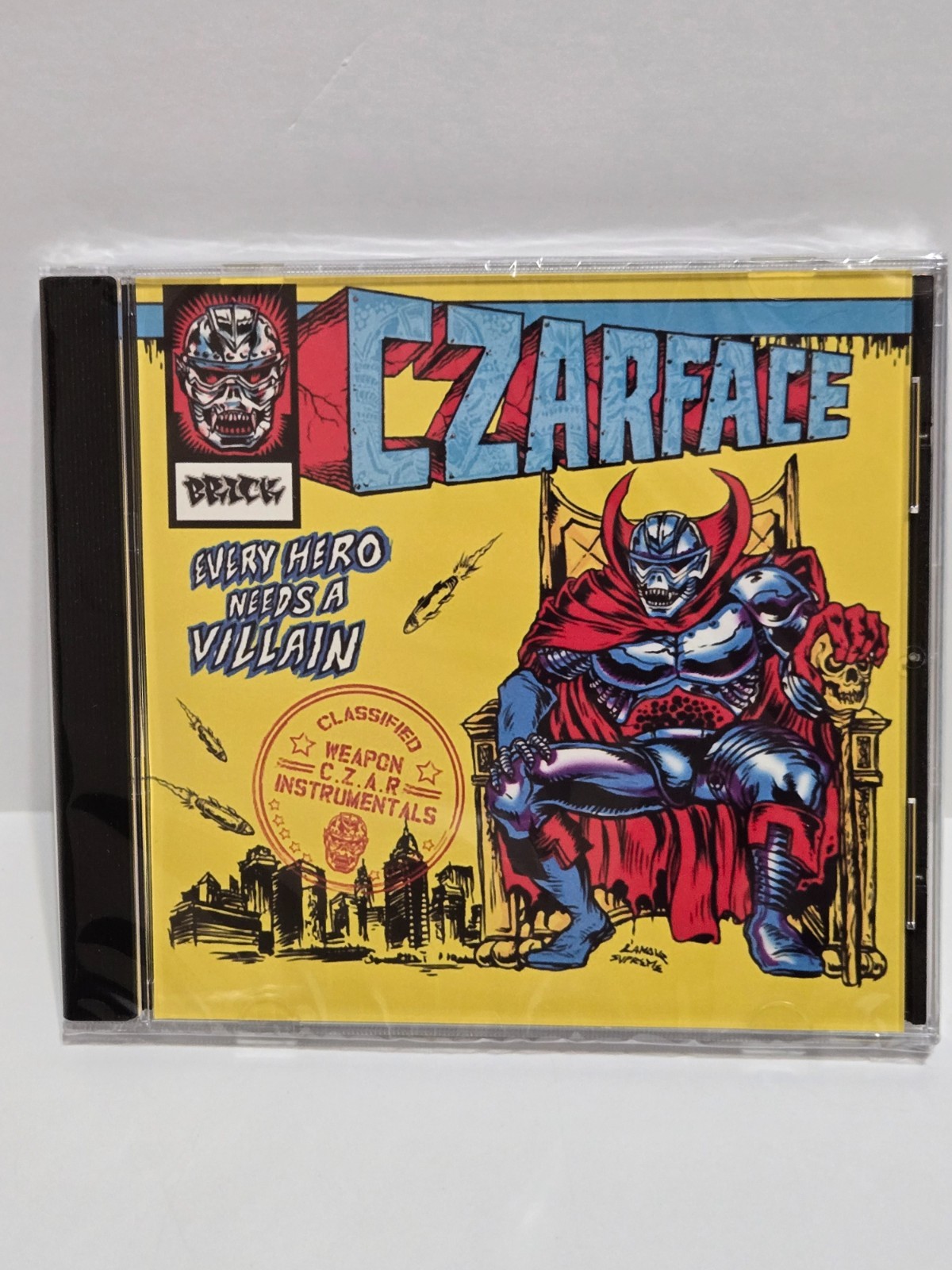 Czarface \'Every Hero Needs A Villain Instrumentals\' CD Wu-Tang Inspectah Deck