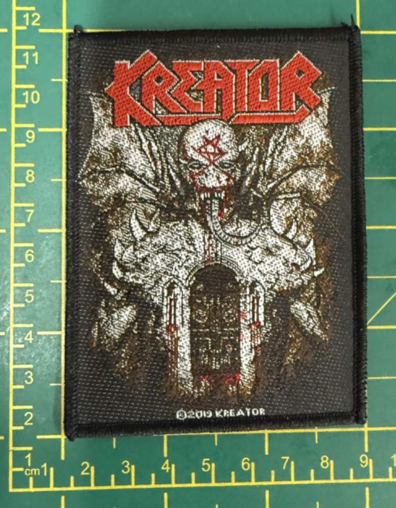 Kreator Gods Of Violence Woven Sew On Packed Patch Officially Licensed