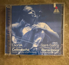 Teldec Dvorak & Saint-Saens Cello Concertos CD 1991 Celibidache picture