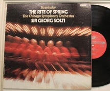 Sir Georg Solti Lp Stravinsky The Rite Of Spring On London - Vg++ / Vg++ picture